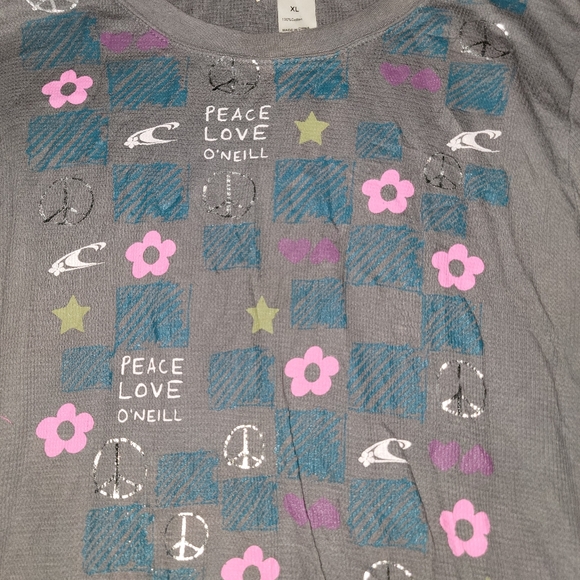 O'Neil Peace Love Shirt - XL - Grey - Picture 2 of 2